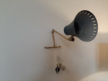 Lampe cocotte tripode vintage