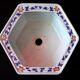 Ancien cache pot faience imari Japon vers 1900