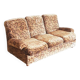 1970s velvet convertible sofa