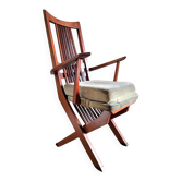 Fauteuil relax vintage 3 positions, meuble siège ancien