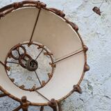 Louis Sognot rattan pendant light
