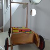 Wooden trolley