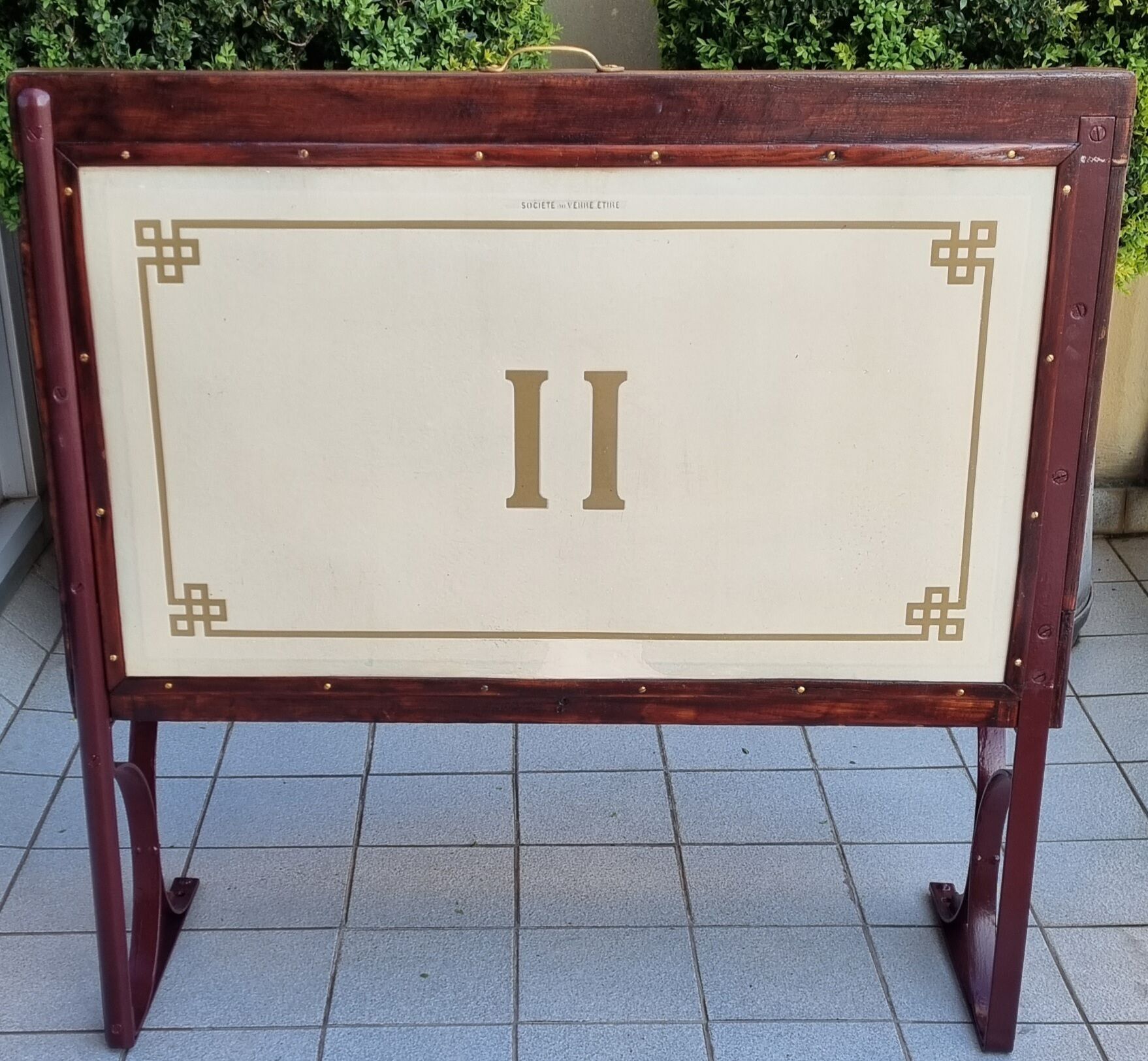 Ancien banc  du Metro  Parisien Sprague