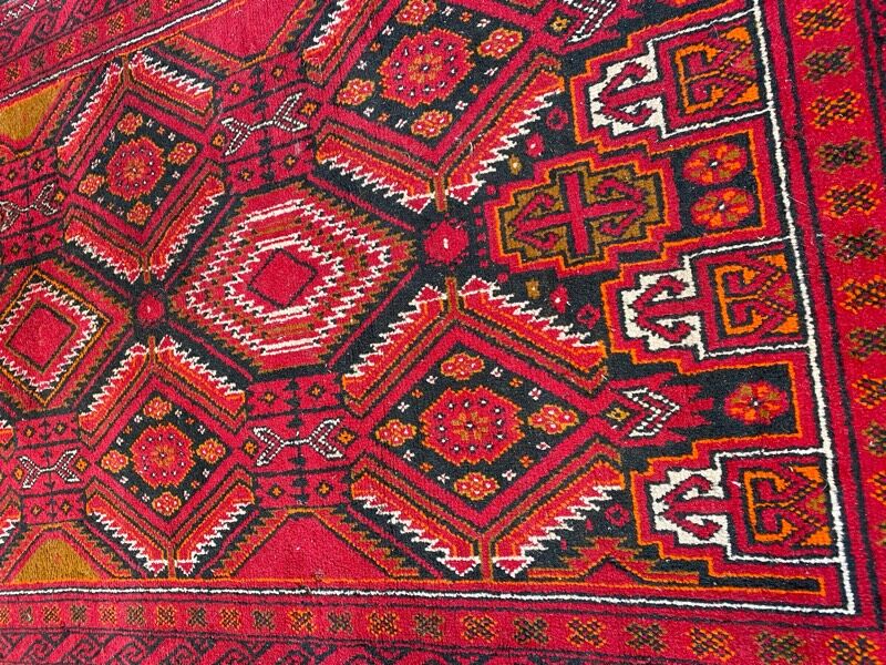 Belutch persian carpet 100x216 cm