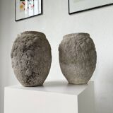 Pair of cement planters, 1900