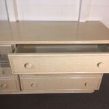 Rattan dresser