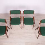 Chaises de salle à manger pour sauteurs à ski polonais de l'usine de meubles Zamojska, années 1970, lot de 4