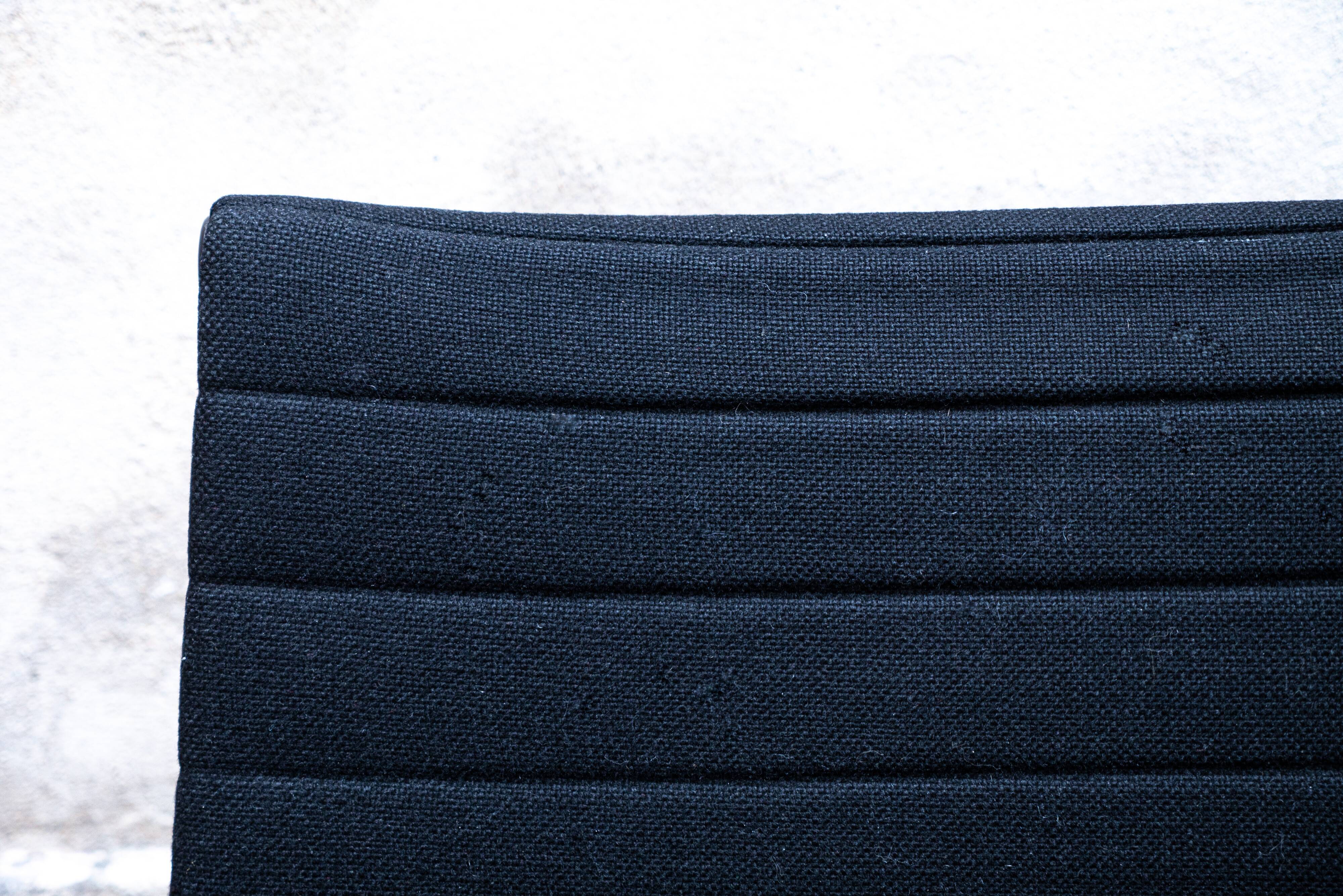 EA 108 Hopsak black armchair by Charles, Ray Eames, Vitra