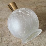 Cracked glass bottle