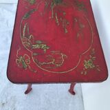 Side table red from China 50s