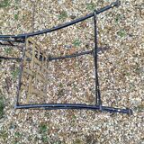 3 wrought iron garden chairs