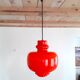 Vintage blown glass pendant light - Design by Hans Agne Jakobsson for Staff