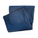 Long linen cotton tablecloth dyed in indigo