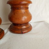 Pair of horns mounted on a pedestal