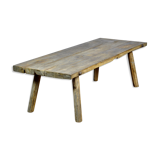 Vintage oak butcher's farmtable, 1930s