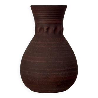 Vase en céramique Accolay, série Gauloise, circa 1960