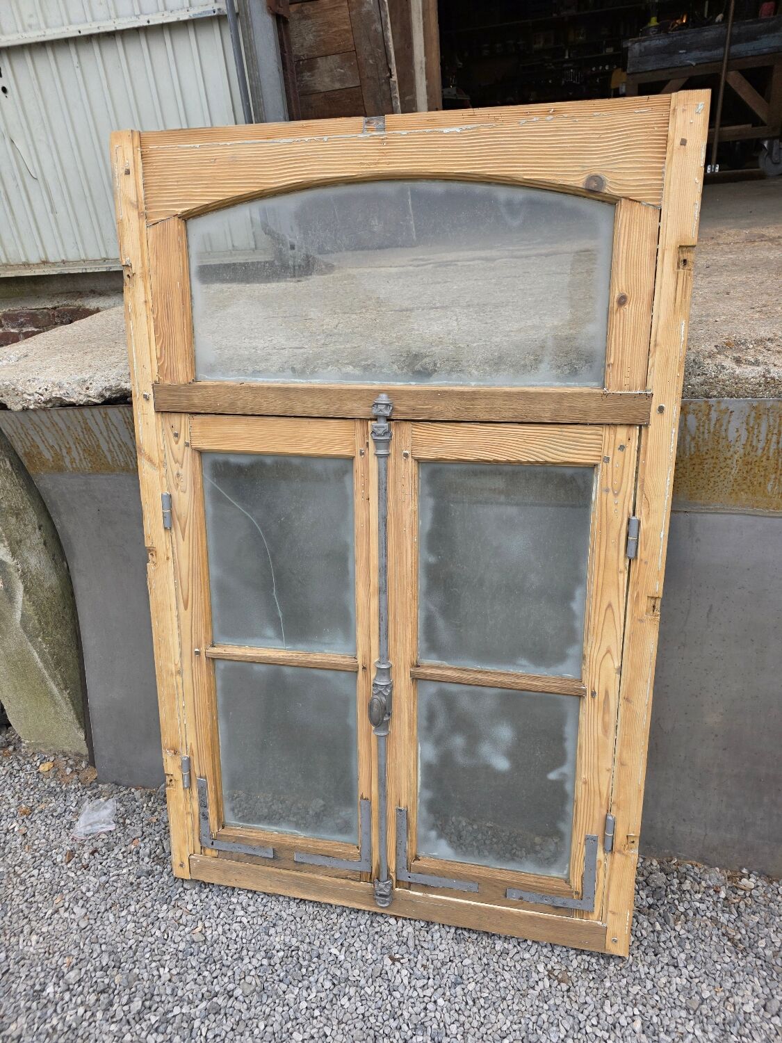 Old window with frame