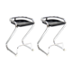 Tabourets de bar vintage en chrome conçus par Börger Lindau & Bo Lindekrantz pour Lammhults