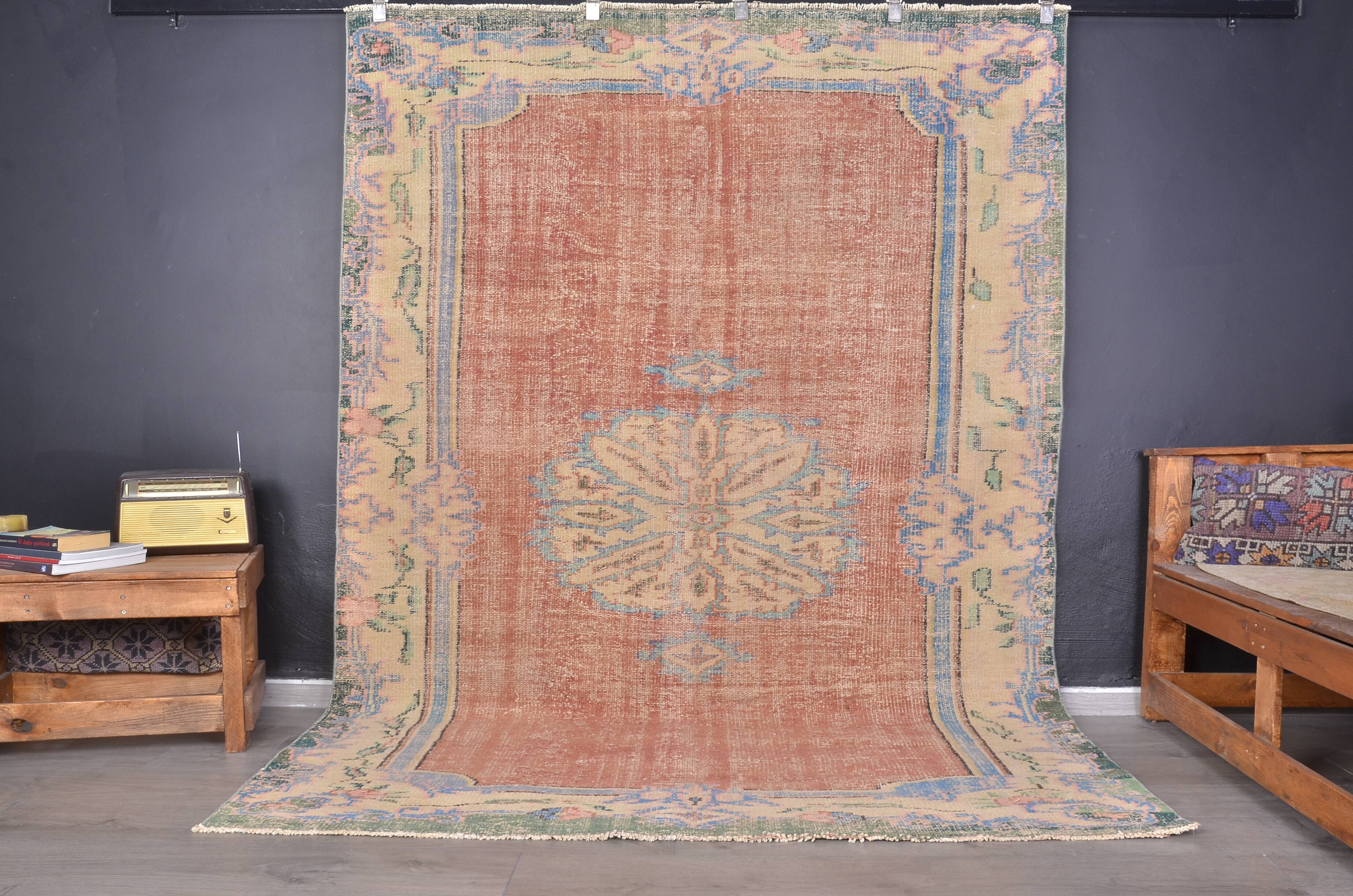 Handknotted Wool Vintage Rug sku 2328