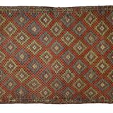 Area kilim rug ,vintage wool turkish handknotted kilim, 297 cmx 200 cm rug