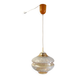 Suspension en verre style scandinave - années 60/70