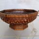 Coupe / panier ikebana japon bambou tressé XXth