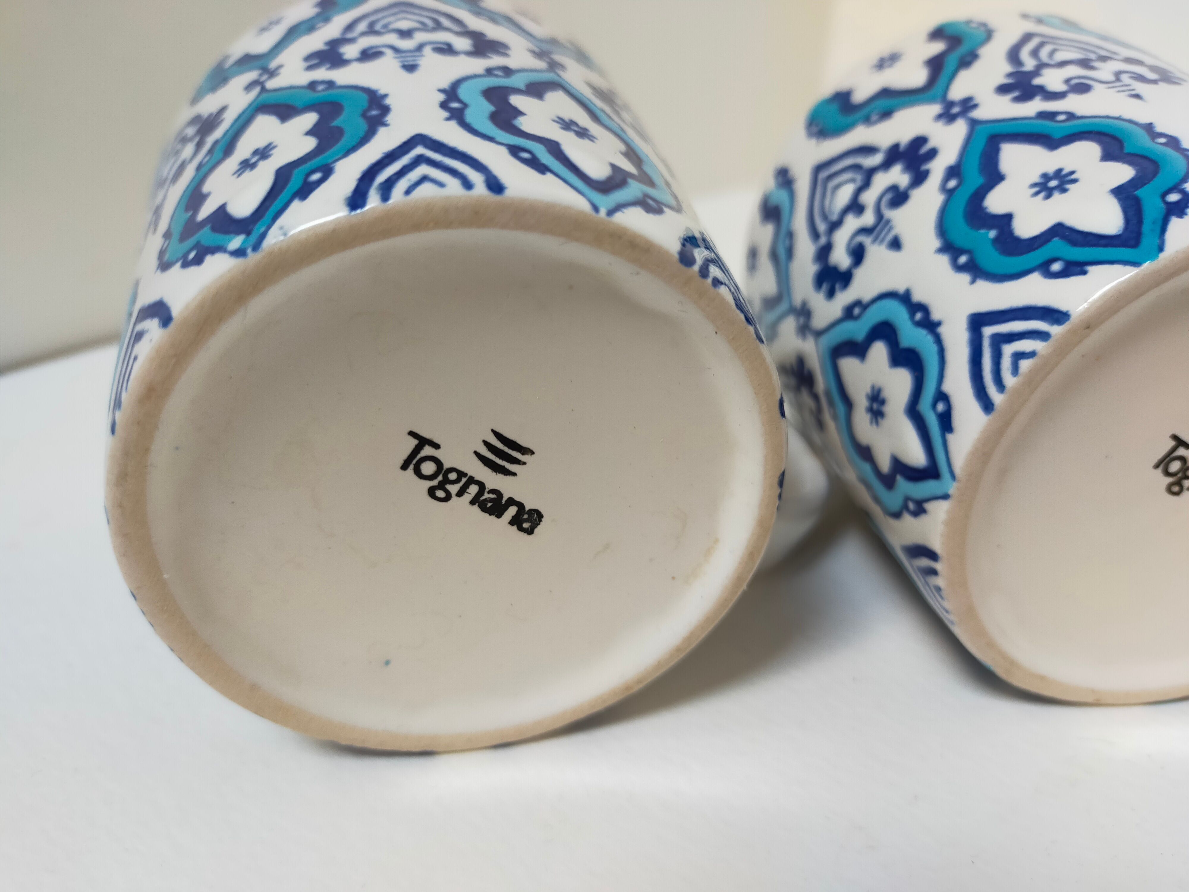 set of 4 cups Blue Tognana