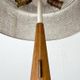 Lampe de table en teck minimaliste du milieu du siècle, années 1960
