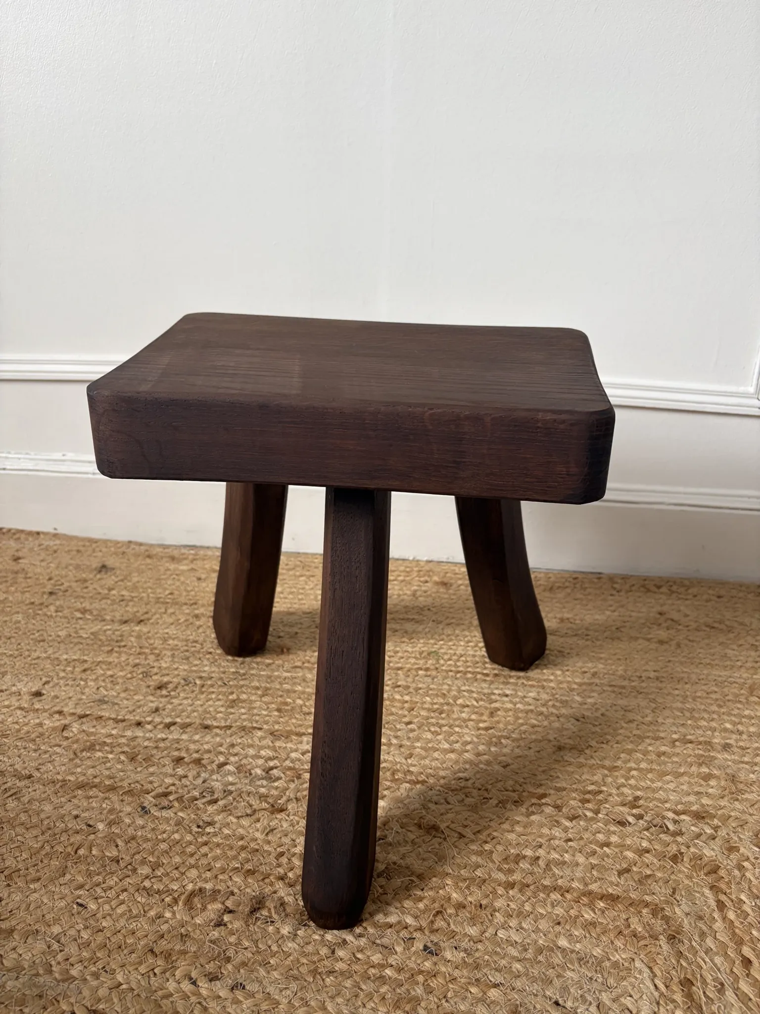 Brutalist tripod stool
