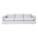 Sofa BERGEN dove grey, Scandinavian design