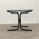 Mid-century Norwegian Siesta glass side table by Ingmar Relling for Westnofa.