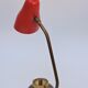 Vintage tole and brass design office lamp