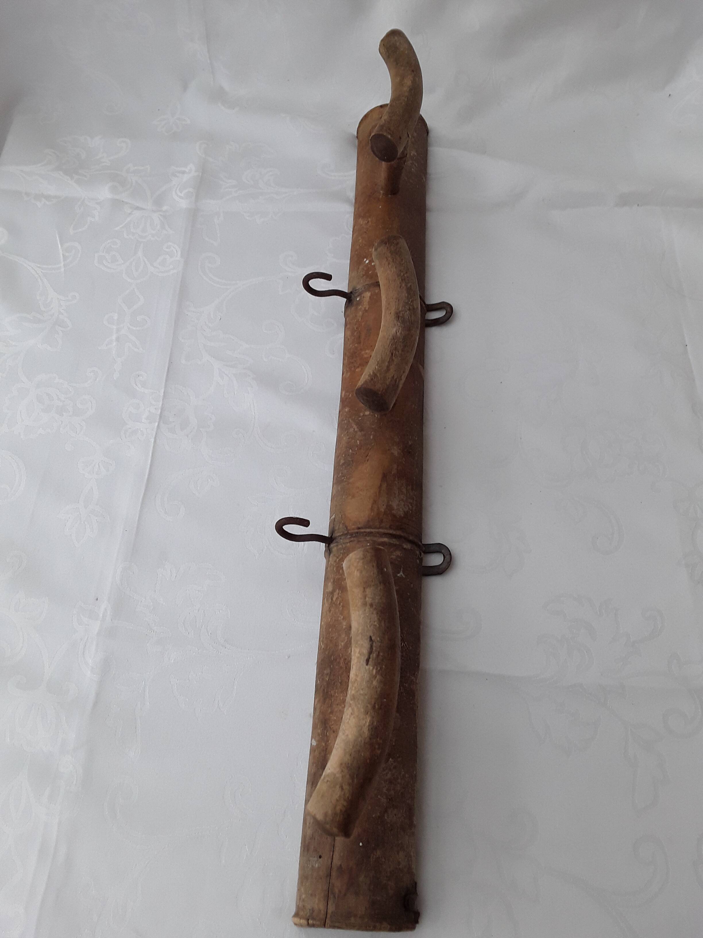 Old wooden hook