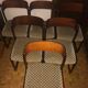 1 lot de 6 chaises baumann modèle  "traineau"