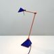 Blue desk lamp by Lungean & Pellmann for Brilliant Leuchten Germany, 1980