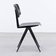 Industrial Galvanitas S16 Dining Chairs in Black, Netherlands