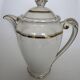 Vintage porcelain coffee pot from Limoges, former royal factory.