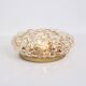 1 of 3 Large Amber Bubble Glass Sconce by Helena Tynell, Limburg, Germany
