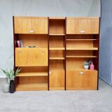 Rare Vtg Mid Century Teak G Plan Libretto Wall Unit Media Cabinet Danish #638