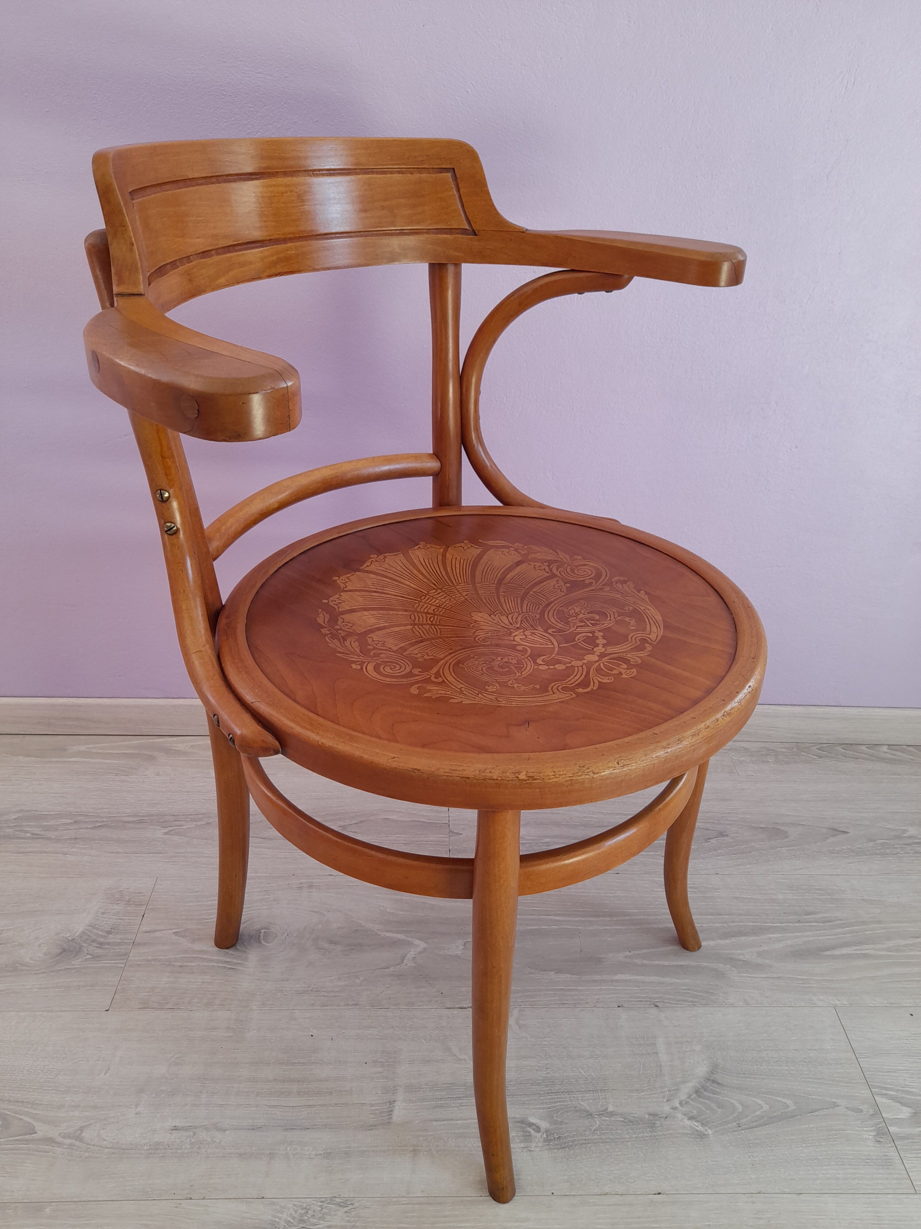 Bentwood office chair