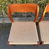 4 Niels Otto Møller chairs model 71