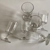 6 campaign glasses on foot, 19th