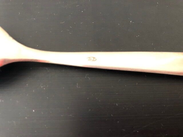 15 silver metal spoons - modern shape