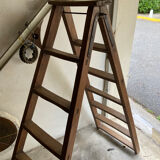 Vintage wooden stepladder