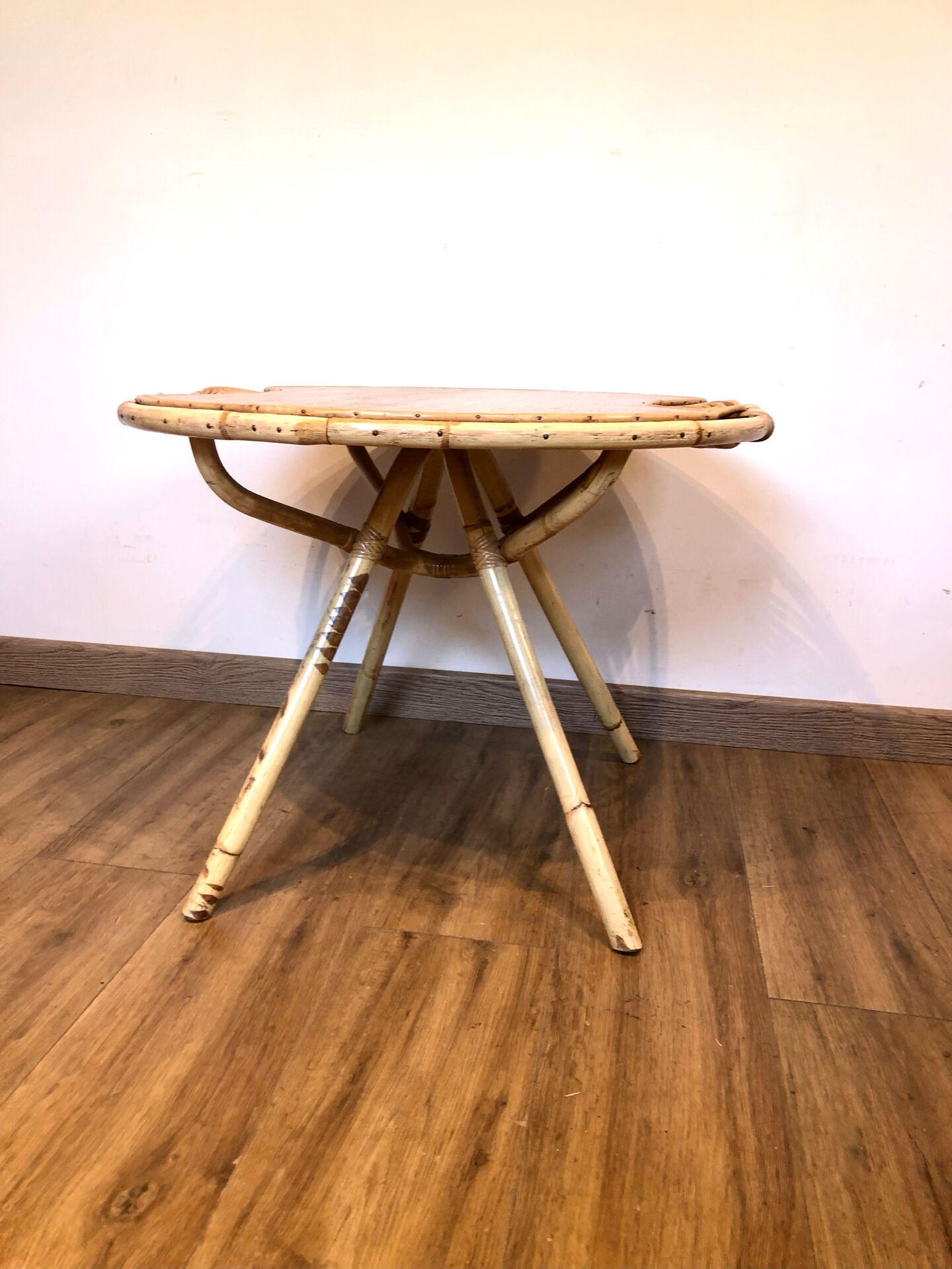 Rattan coffee table