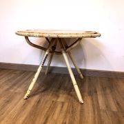 Table basse rotin
