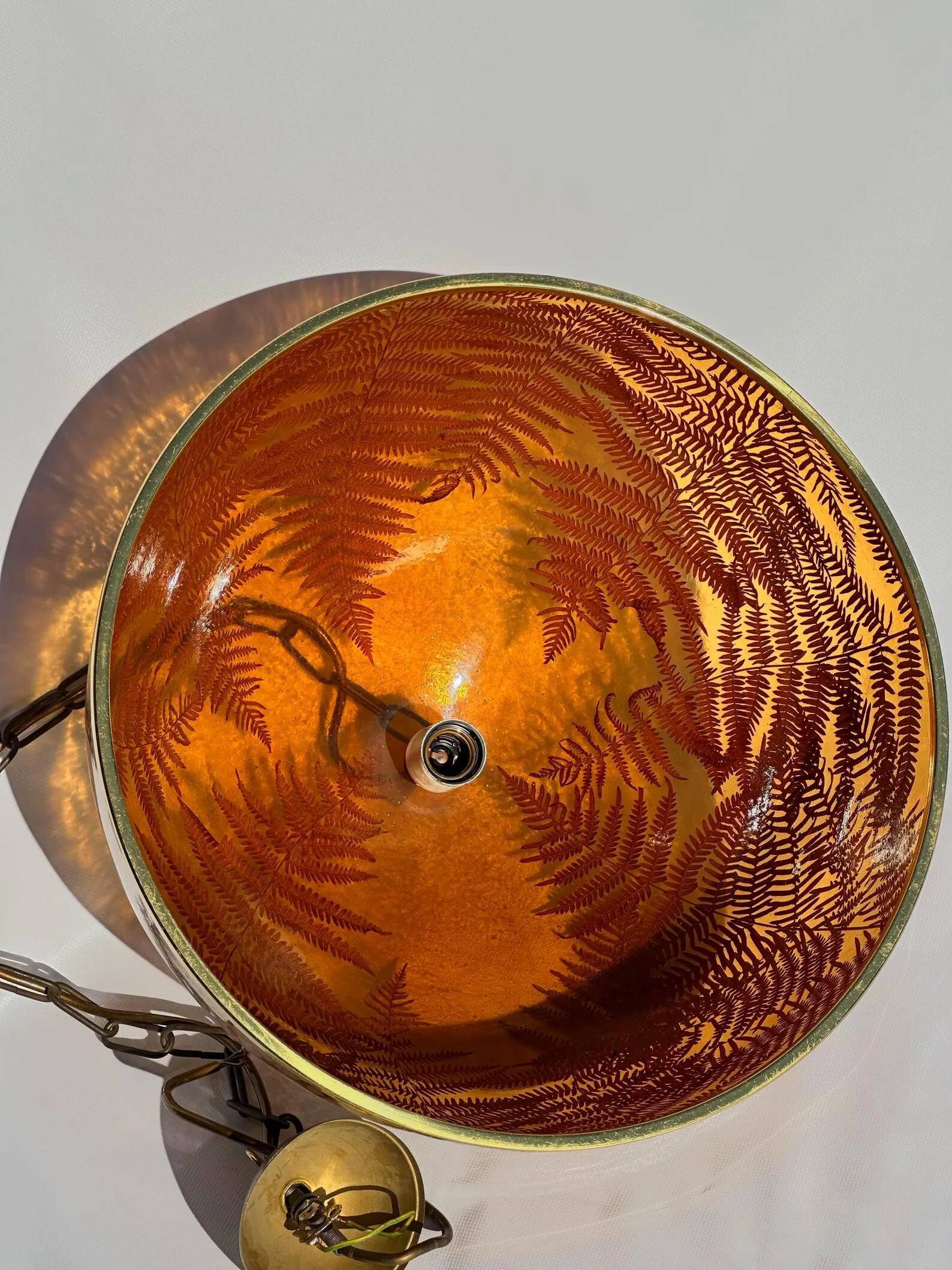 Gabriella Crespi Pendant Lamp – Italy, 1970s Vintage Retro