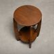 Dutch Art Deco Amsterdam School small side table or plant table solid oak