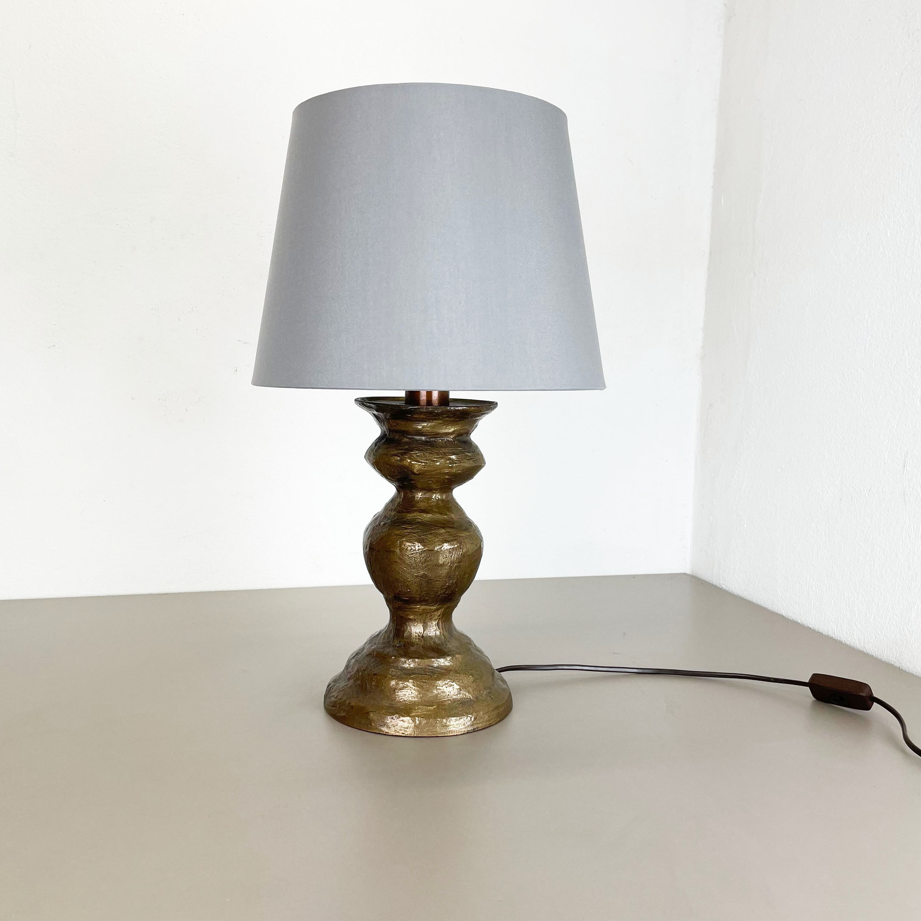 Original Kalmar Style Hollywood Regency Bronze Table Light, Austria, 1960s