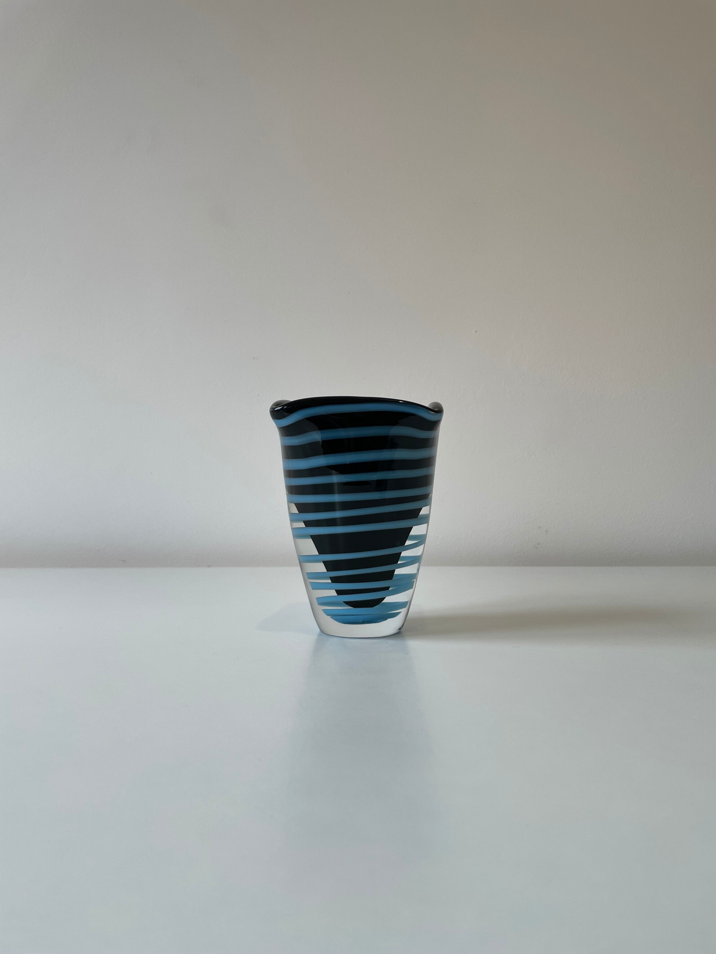 Sommerso vase, Murano, mid-20th century